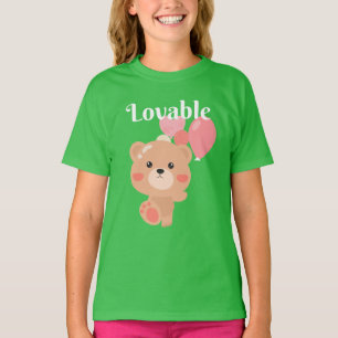 Loveable Girls' Basic T-Shirt