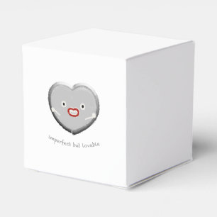  Loveable’ Heart Doll Love Silver Favo Favour Box