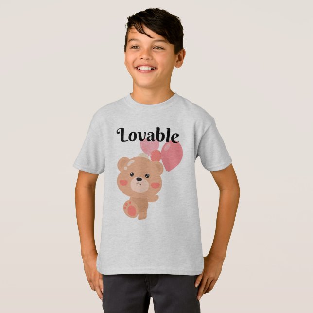 Loveable Kids' Basic T-Shirt (Front Full)