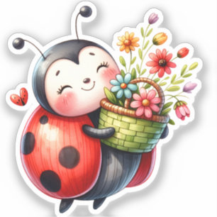 Loveable Ladybug Happy Birthday 