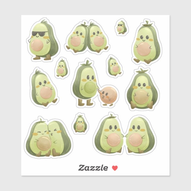 Loveable Little Avocados (Sheet)