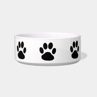 Loveable Paw Prints Medium Dog Bowl