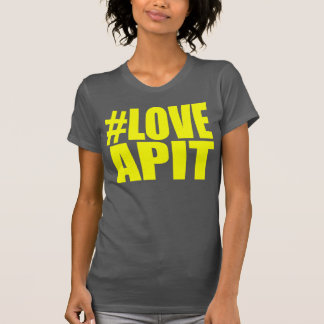 #LOVEAPIT Woman Yellow Racer - OTHER COLORS AVAIL T-Shirt
