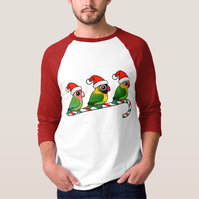 Lovebird Candy Cane T-Shirt (Front)