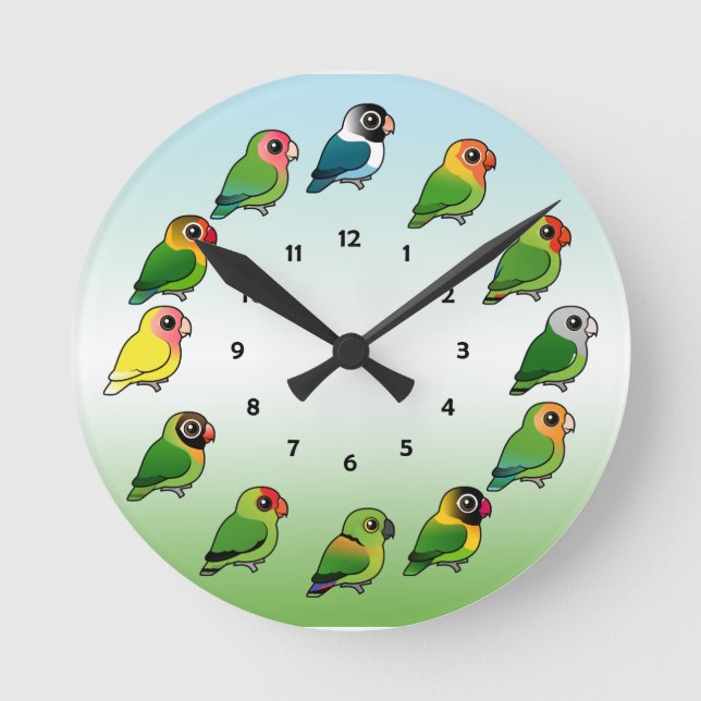 Lovebird Clock (Front)