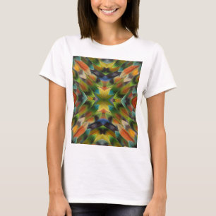 Lovebird feather kaleidoscope T-Shirt