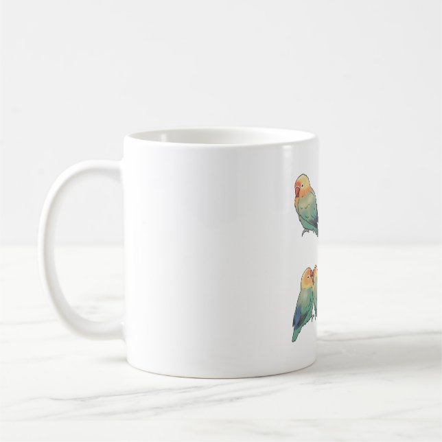 Lovebird Magic Coffee Mug (Left)