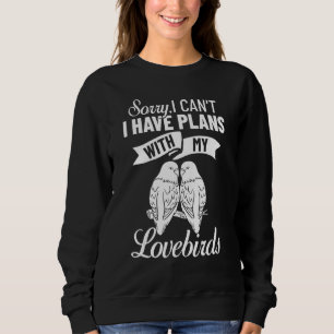 Lovebird Peach Faced Parrot Pet African Fischer Bi Sweatshirt