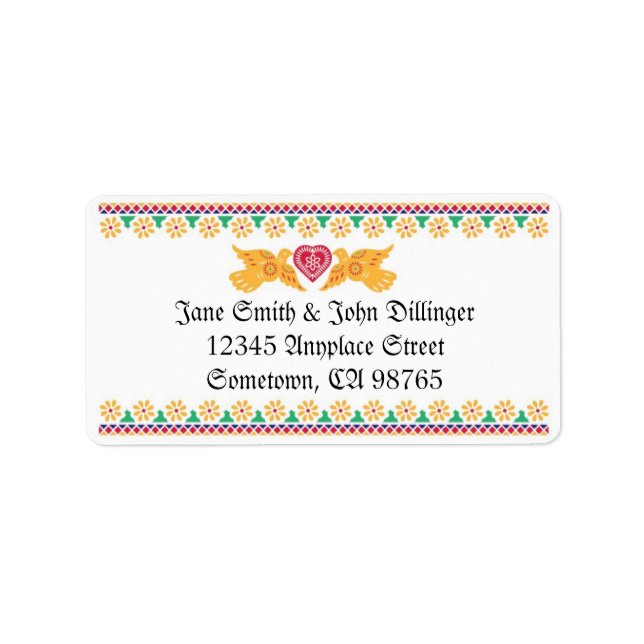 Lovebirds Address Label (Front)