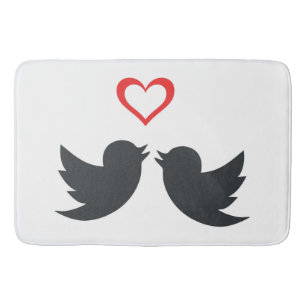 LOVEBIRDS BATH MAT