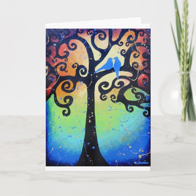 Lovebirds Card (Front)