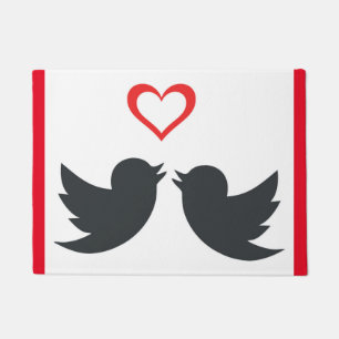LOVEBIRDS DOORMAT