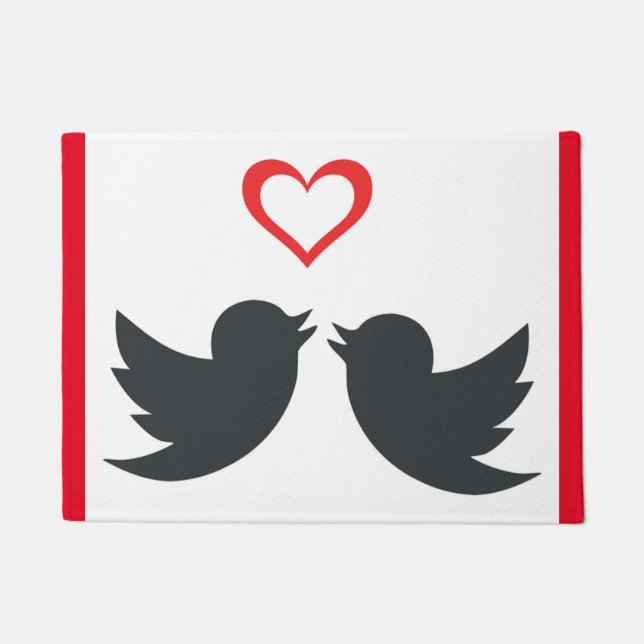 LOVEBIRDS DOORMAT (Front)