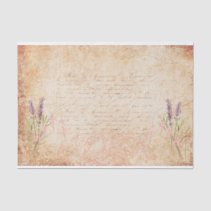 Lovebirds & Flowers Tissue Paper