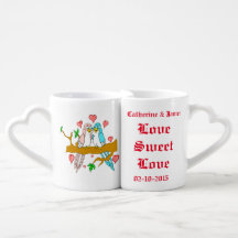 Lovebirds Lovers Mugs