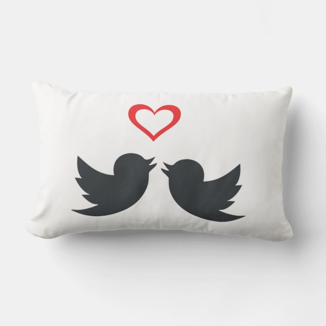 LOVEBIRDS LUMBAR CUSHION (Front)