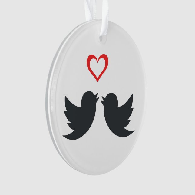 LOVEBIRDS ORNAMENT (Front)