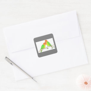 Lovebirds Sticker