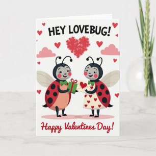 Lovebug Valentines Day Card