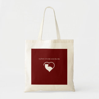 lovecats hotsprings 'my heart' shopping tote bag