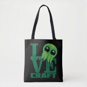 Lovecraft Baby Cthulhu Design – Spooky Cute Love Tote Bag