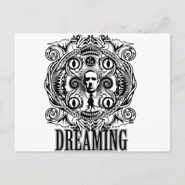Lovecraftian Dreams Postcard (Front)