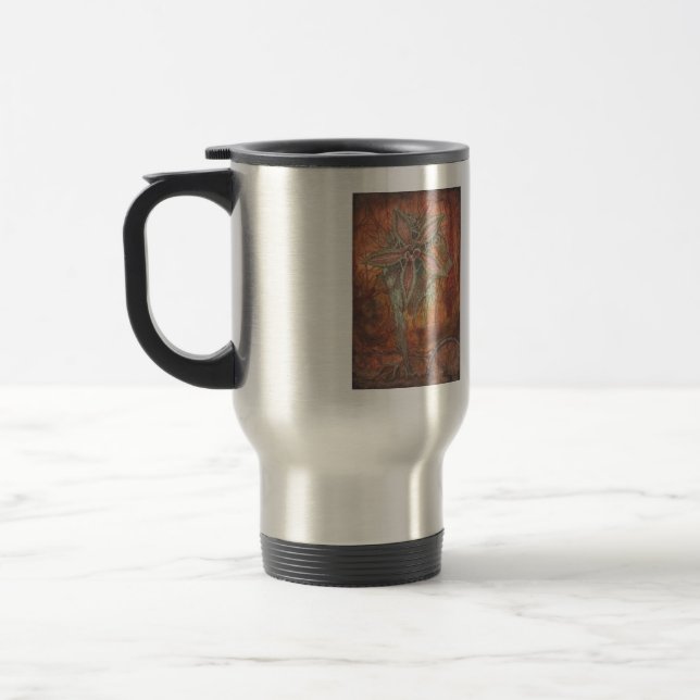 Lovecraftian Travel Mug (Left)