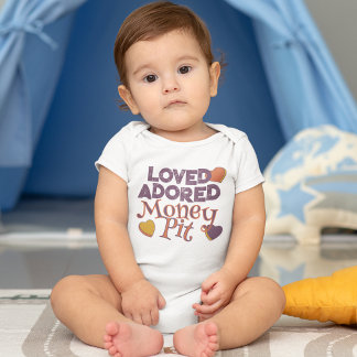 Loved Adored Money Pit Baby Bodysuit