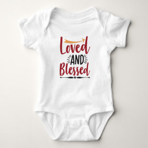 Loved and Blessed Baby Bodysuit