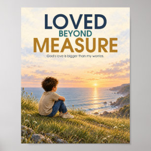 Loved Beyond Measure Christian Kids Wall Art