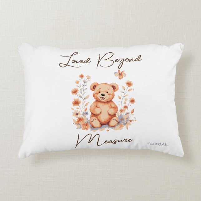Loved Beyond Measure Decorative Cushion (Front)