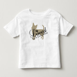 Loved By A Chihuahua Toddler Tee