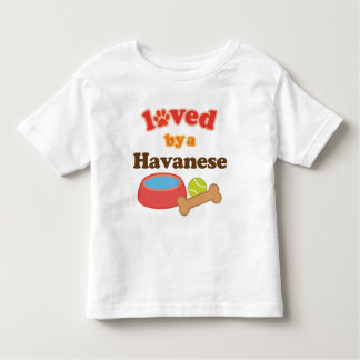 Loved By A Havanese (Dog Breed) Toddler T-Shirt