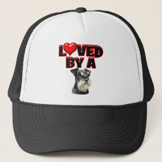 Loved by a Miniature Schnauzer Trucker Hat