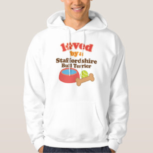 Loved By A Staffordshire Bull Terrier (Dog Breed) Hoodie