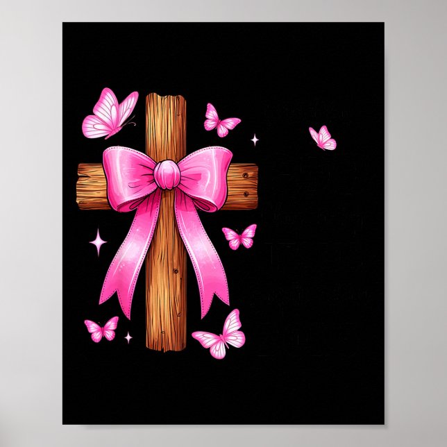 Loved By God Chosen By Jesus Baptized 2025 Coquett Poster (Front)