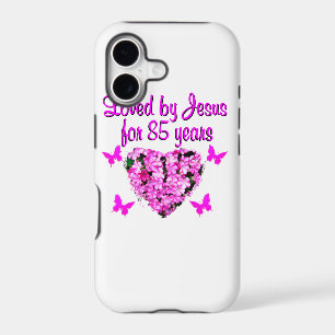 LOVED BY JESUS FOR 85 YEARS FLORAL DESIGN