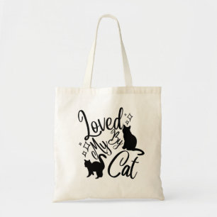 Loved By My Cat  Tote Bag