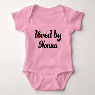 Loved By Nonna Gift Baby Bodysuit