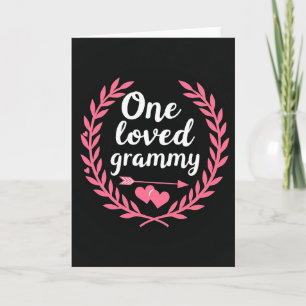 Loved Grammy Wreath Art Card