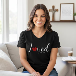 Loved John 3:16 Christian T-Shirt