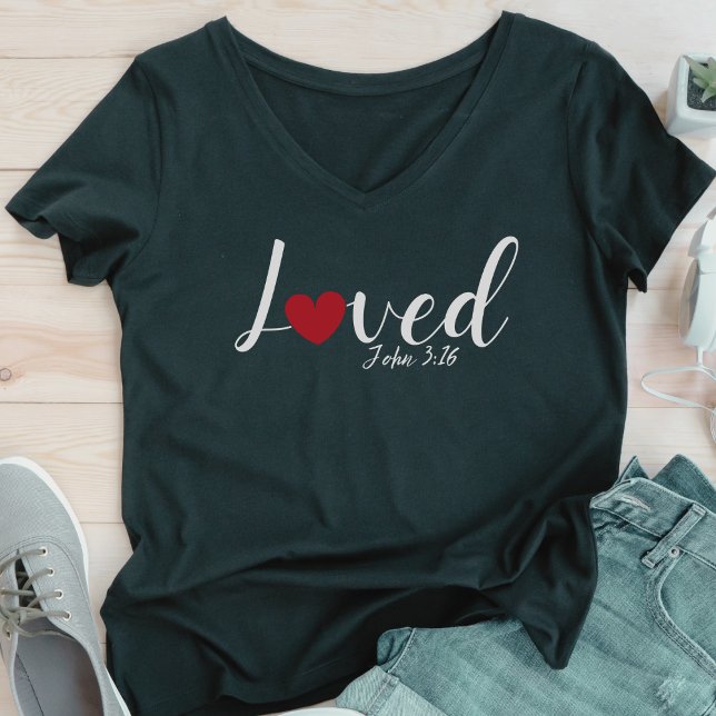 Loved John 3:16 Christian T-Shirt (Loved John 3:16 Christian T-Shirt)