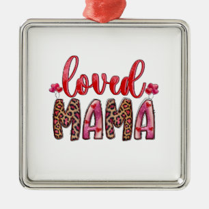 Loved Mama Metal Tree Decoration