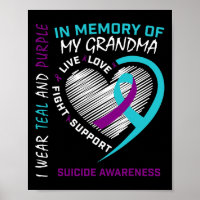 Loved One In Memory Of Grandma Suicide Awareness P