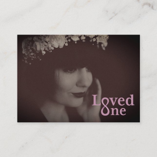 Loved One Memory/Obituary Enclosure Card (Front)