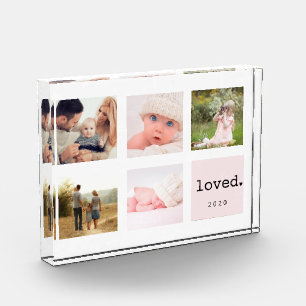 Loved Photo Collage Blush