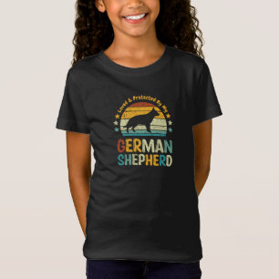 Loved & Protected By My GSD, or Your Own Text T-Shirt