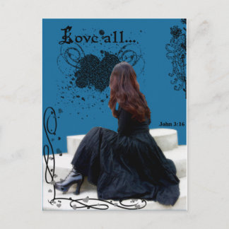 Loved the World Postcard