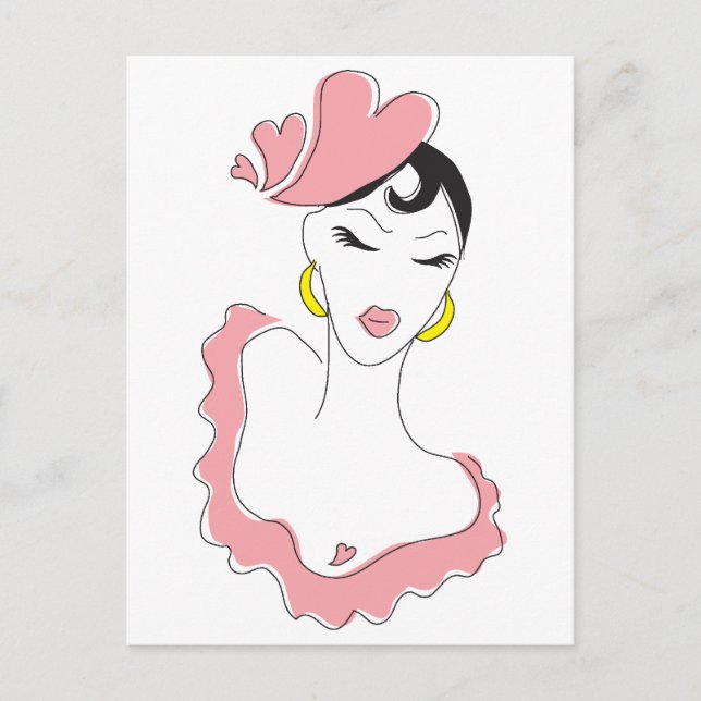 LOVEdance_card Postcard (Front)