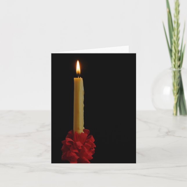 Lovefeast Candle Blank Notecard (Front)